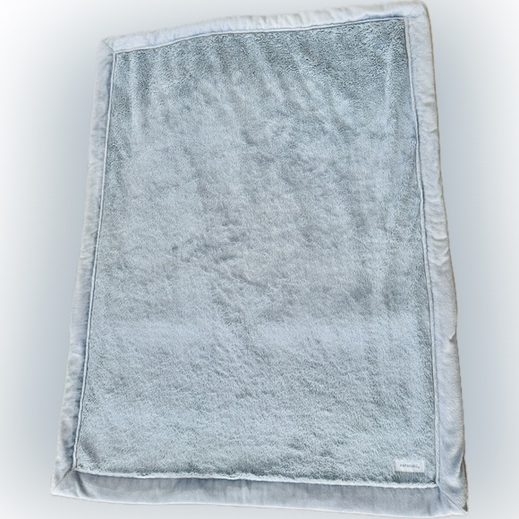 Other - Saranoni Baby Receiving Blanket – Blue/Blue Gray, 29x39 inches
